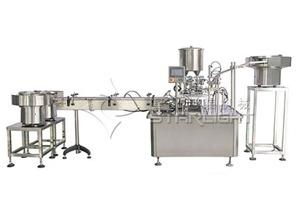 液体灌装旋盖一体机-西林瓶全自动液体灌装旋盖一体机