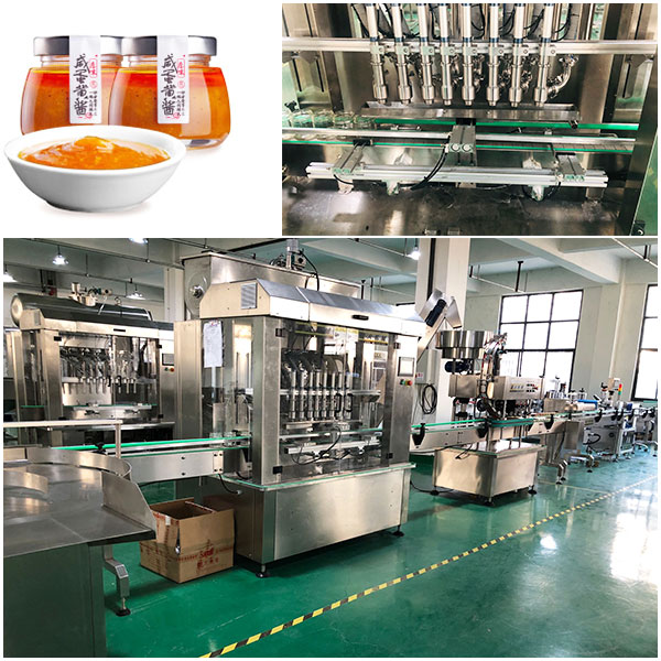 蛋黄酱包装机设备细节样品实拍